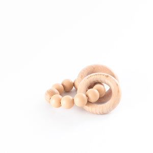 Silicone Teething Ring-Cherub & Me-Nude-Little Soldiers