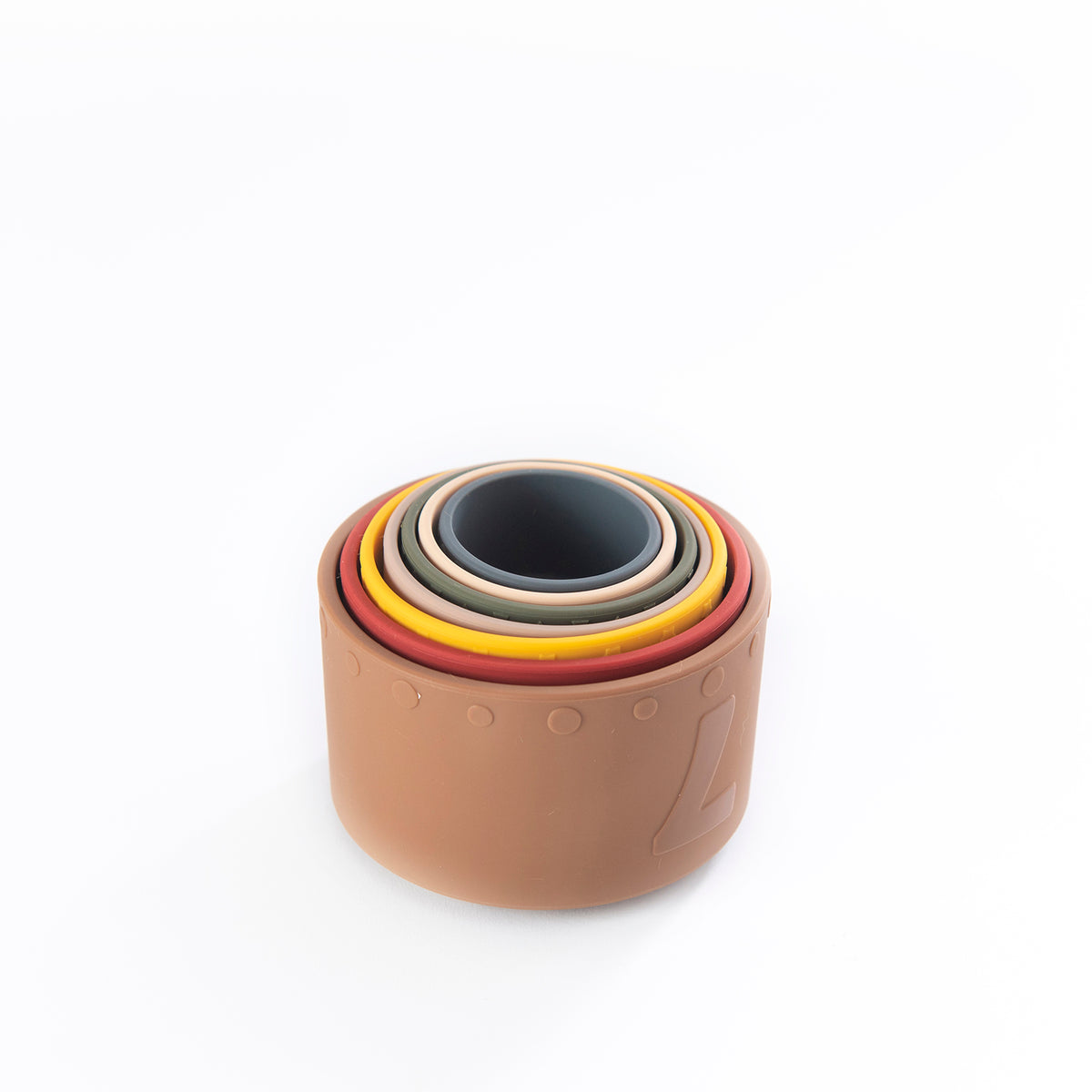 Silicone Stacking Cups - Retro-Cherub & Me-Retro-Little Soldiers