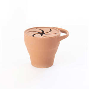 Silicone Snack Cup-Cherub & Me-Apricot-Little Soldiers