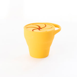 Silicone Snack Cup-Cherub & Me-Apricot-Little Soldiers