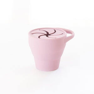 Silicone Snack Cup-Cherub & Me-Apricot-Little Soldiers