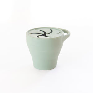 Silicone Snack Cup-Cherub & Me-Apricot-Little Soldiers