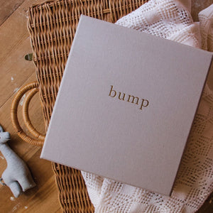 Bump. My Pregnancy Journal. Light Grey