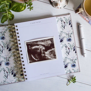 Bump. My Pregnancy Journal. Light Grey