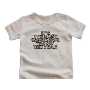 Wonderful Time Tee - Natural-Bencer & Hazelnut-2-Little Soldiers