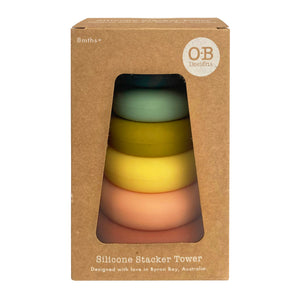 Silicone Stacker Tower - Blueberry