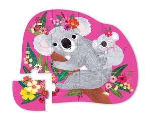 Mini Puzzle 12 pc - Koala Cuddle