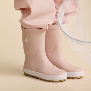 Rain Boots - Dusty Pink-Baby & Toddler Shoes-Crywolf Child-EU20-Little Soldiers