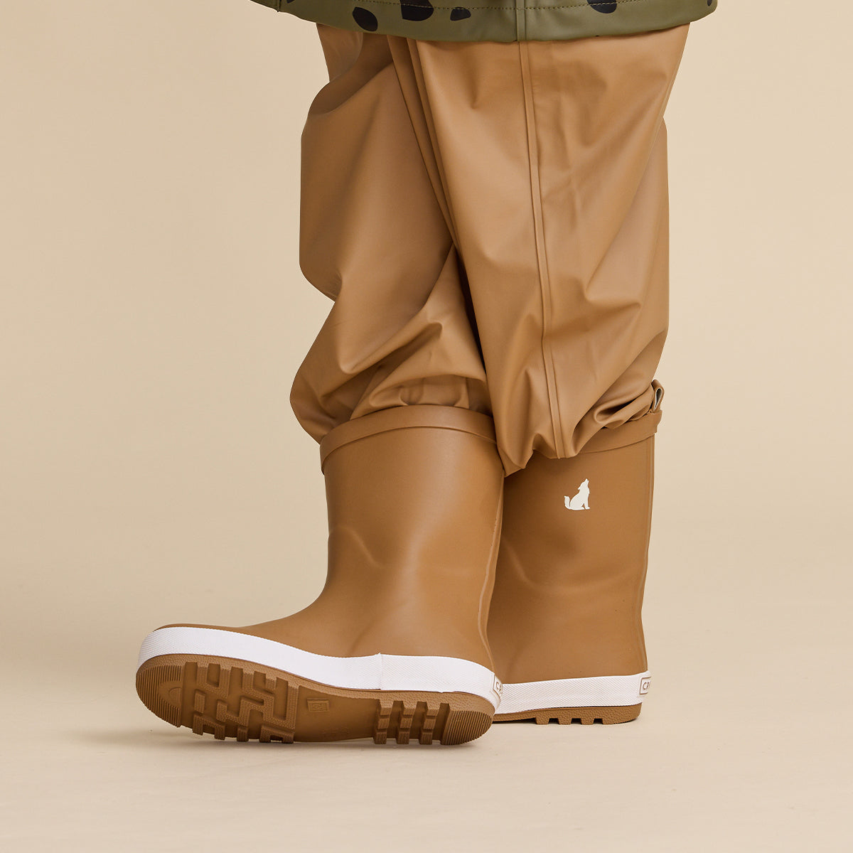Rain Boots - Tan-Baby & Toddler Shoes-Crywolf Child-EU20-Little Soldiers
