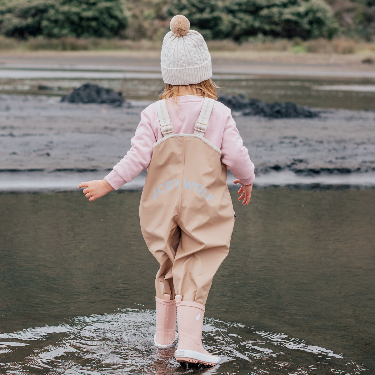 Rain Overalls Camel Little Soldiers