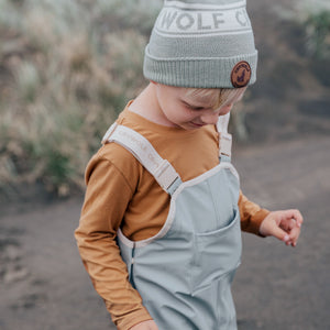 Rain Overalls - Moss-Baby & Toddler Clothing-Crywolf Child-1-Little Soldiers