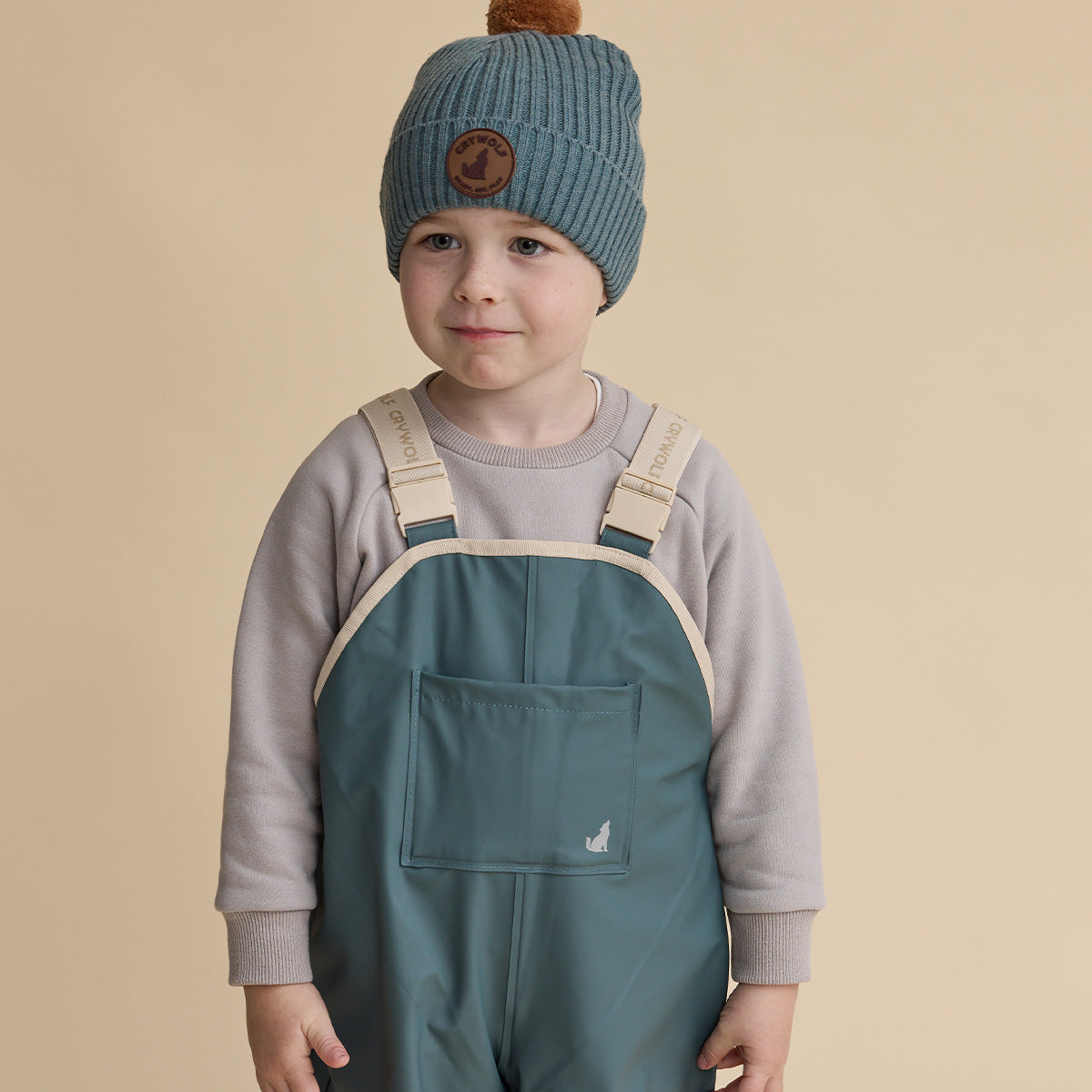 Rain Overalls - Scout Blue-Baby & Toddler Clothing-Crywolf Child-1-Little Soldiers
