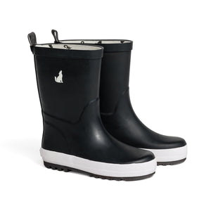 Rain Boots - Black-Baby & Toddler Shoes-Crywolf Child-EU20-Little Soldiers