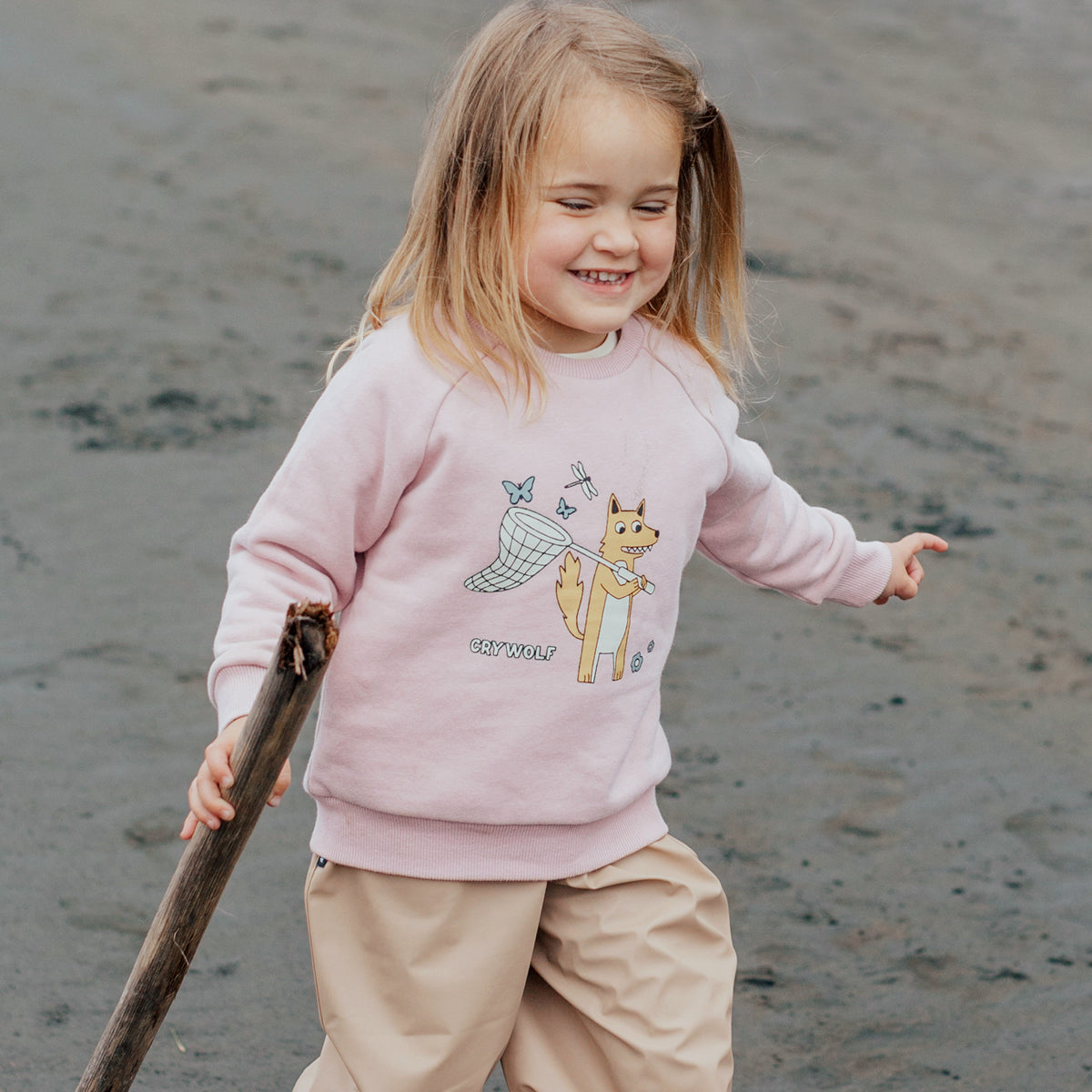 Sunday Sweater - Butterfly Catcher-Baby & Toddler Clothing-Crywolf Child-1-Little Soldiers