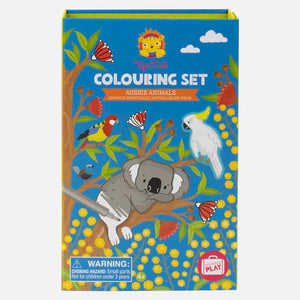 Colouring Set - Aussie Animals PREORDER ARRIVE MID OCT.-Toys-Tiger Tribe-Little Soldiers