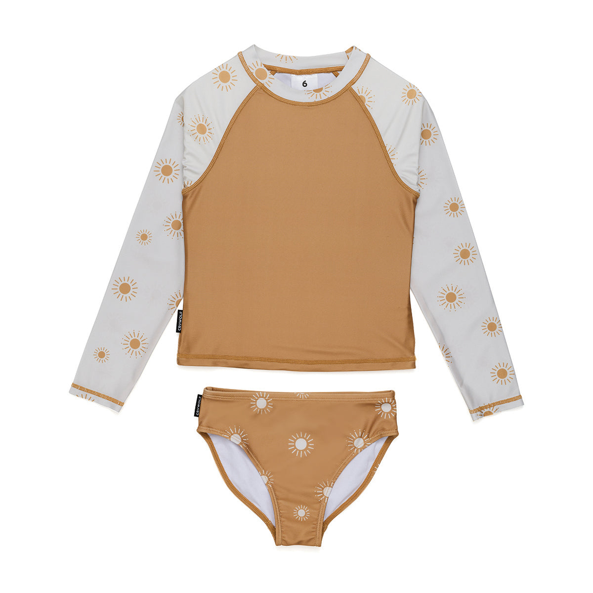 Long Sleeve Rash Set - Flower Power-Swimwear-Crywolf Child-1-Little Soldiers