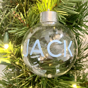 Personalised Christmas Bauble