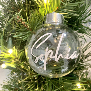 Personalised Christmas Bauble