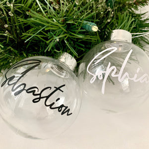 Personalised Christmas Bauble