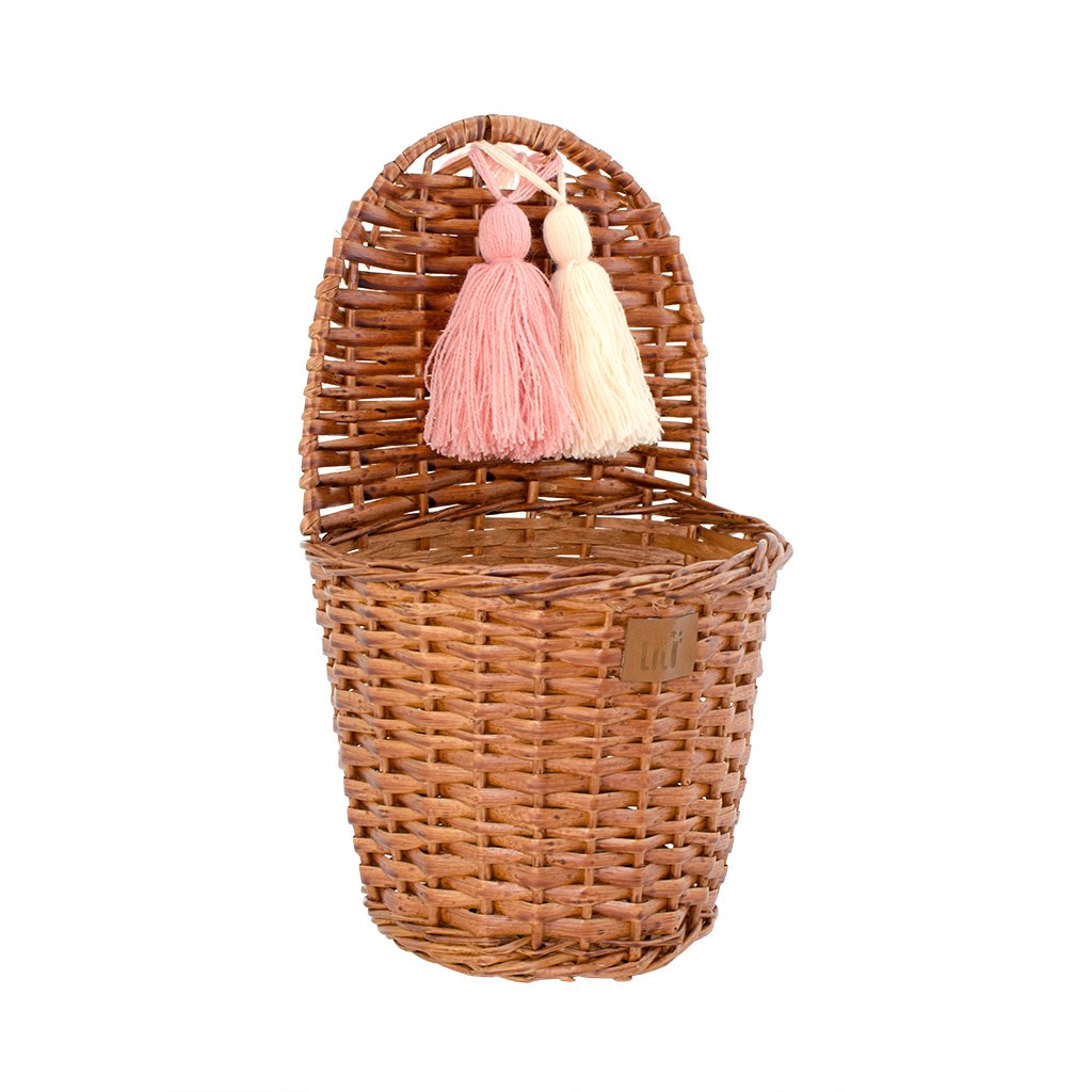 Wicker Wall Basket - Natural