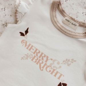 Merry & Bright Tee-Bencer & Hazelnut-1-Little Soldiers