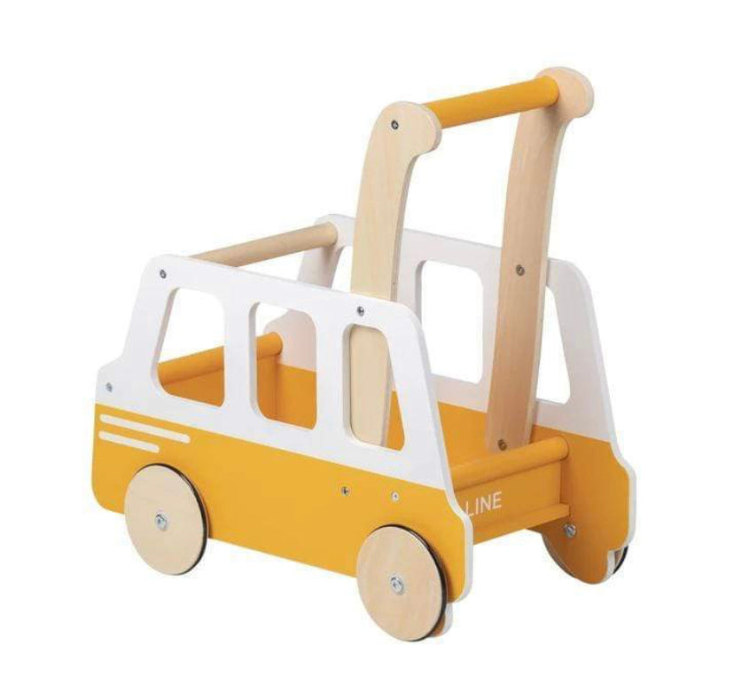 School Bus Baby Walker - Yellow PRE ORDER DECEMBER