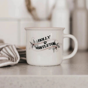 Holly & Mistletoe Mug PREORDER-Bencer & Hazelnut-Little Soldiers