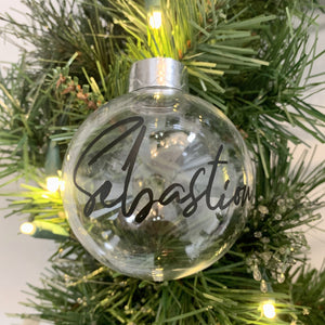 Personalised Christmas Bauble