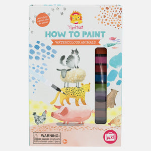 How to Paint - Watercolour - Animals-Toys-Tiger Tribe-Little Soldiers