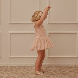Poppy Dress - Dusty Rose-Nora Lee-12m-Little Soldiers