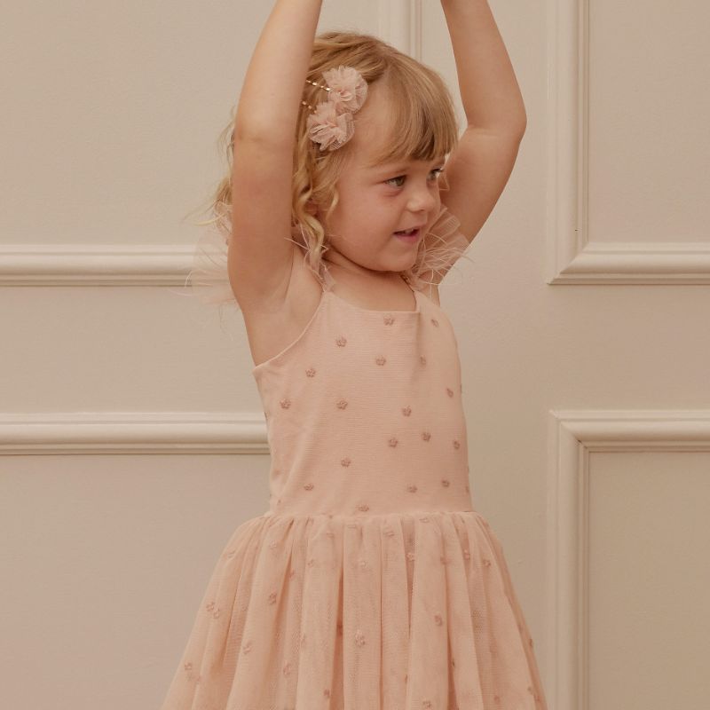 Poppy Dress - Dusty Rose-Nora Lee-12m-Little Soldiers