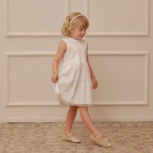 Georgia Dress - White-Nora Lee-2-Little Soldiers