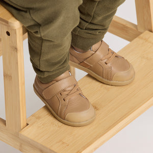 1st Walker Boston - Tan-Shoes-Pretty Brave-EU19-Little Soldiers