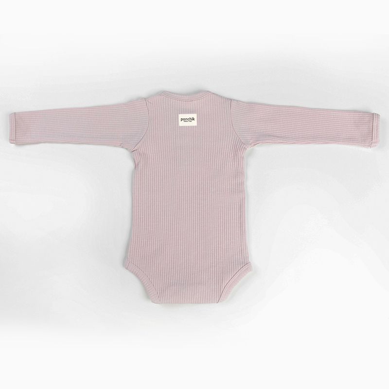 Cotton Bodysuit - Love Rib-Baby Onesie-Ponchik Kids-0-3m-Little Soldiers