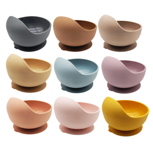 Silicone Suction Bowls-Cherub & Me-Apricot-Little Soldiers