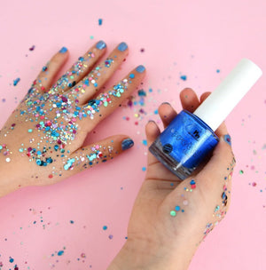 Mermaid Blue Water - Based Nail Polish-No Nasties-Little Soldiers