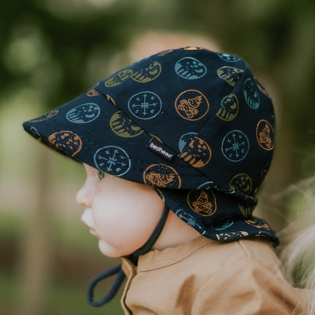 Originals Legionnaire Flap Sun Hat - Nomad-Hats-Bedhead Hats-37cm / 0-3 months / XXS-Little Soldiers