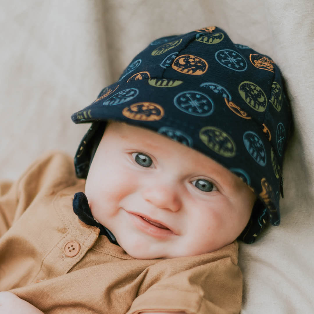Originals Legionnaire Flap Sun Hat - Nomad-Hats-Bedhead Hats-37cm / 0-3 months / XXS-Little Soldiers