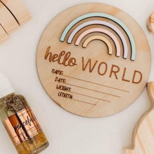 Hello World Rainbow Pastels